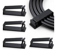 Ujjdwiurgh Lot de 50 clips de câble auto-adhésifs solides pour bureau, maison, bureau