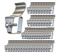 Ujjdwiurgh Lot de 50 crochets pour bardage, clips de revêtement en vinyle pour accrocher, crochets pour bardage en vinyle pour accrocher des choses, crochets de revêtement pour accrocher