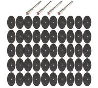 Ujjdwiurgh Lot de 50 disques de coupe renforcés en fibre de verre de 32 mm, accessoires abrasifs pour outil rotatif, mini perceuse