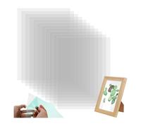 Ujjdwiurgh Lot de 50 feuilles d'acétate transparentes en plastique pour gaufrage à la chaleur, pour scrapbooking, cadres photo