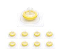 Ujjdwiurgh Lot de 50 filtres stériles pour seringue 0,22 um, PES - Membrane de 25 mm de diamètre - Débit de filtration hydrophile A
