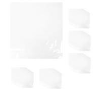 Ujjdwiurgh Lot de 50 housses de protection autocollantes en gel OPP pour tourne-disque vinyle LP