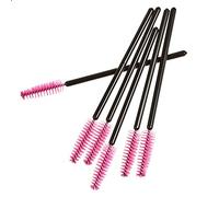 Ujjdwiurgh Lot de 50 pinceaux à cils jetables Fuchsia
