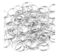 Ujjdwiurgh Lot de 50 porte-clés fendus solides de 4,5 cm, faciles à installer, faciles à utiliser