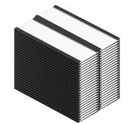 Ujjdwiurgh Lot de 50 Porte-Étiquettes Magnétiques Étiquettes Magnétiques C Channel avec Protecteur en Plastique Transparent