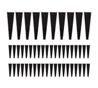 Ujjdwiurgh Lot de 50 sacs d'emballage en plastique pour bouquet de fleurs - Pour la Saint-Valentin - Noir