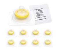Ujjdwiurgh Lot de 50 seringues filtrantes stériles PES Taille des pores 0,22 um Diamètre de membrane 25 mm Filtration hydrophile Hroughput B