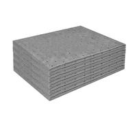 Ujjdwiurgh Lot de 50 tampons absorbants d'huile en polypropylène soufflé par fusion pour automobile et atelier 33 x 25,4 cm