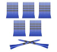 Ujjdwiurgh Lot de 50 Tees de Golf en Plastique RéDuit la Friction et la Rotation LatéRale Tees de Golf en Plastique à 5 Broches 3-1/4 Pouces Accessoires de Golf