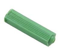 Ujjdwiurgh Lot de 500 chevilles d'ancrage murales à vis de maçonnerie Vert 6 mm x 27 mm