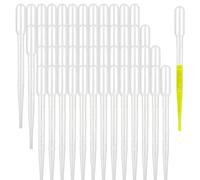 Ujjdwiurgh Lot de 500 pipettes compte-gouttes de transfert en plastique de 3 ml pour sciences de laboratoire, bricolage, médecine, huiles essentielles