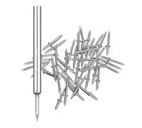 Ujjdwiurgh Lot de 500 vis de sécurité à double tête avec 5 outils d'installation faciles à installer