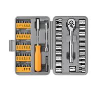 Ujjdwiurgh Lot de 57 clés à douille pour réparation automatique - Outil de réparation multifonction - Facile à installer et à utiliser