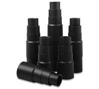 Ujjdwiurgh Lot de 6 adaptateurs pour aspirateur 4 couches Noir 25 mm à 42 mm