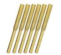 Ujjdwiurgh Lot de 6 aiguiseurs de tronçonneuse adaptés pour meuler le jade, le verre et le carbure cémenté avec scie à chaîne, 4 mm