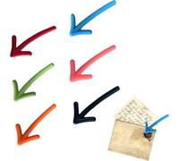 Ujjdwiurgh Lot de 6 aimants de réfrigérateur en forme de flèches pour décoration magnétique de réfrigérateur, cuisine, tableau blanc, salle de classe