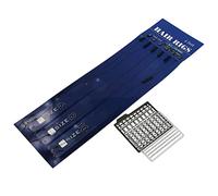 Ujjdwiurgh Lot de 6 bas de ligne de pêche à la carpe sans ardillon 5,4 kg Taille 6 8 10 Prêt à l'emploi Crank Hook avec butées d'appât