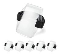 Ujjdwiurgh Lot de 6 brassards étanches avec sangle élastique réglable