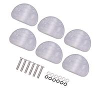 Ujjdwiurgh Lot de 6 chevilles d'accordage pour guitare Blanc nacré