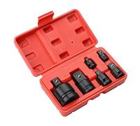 Ujjdwiurgh Lot de 6 clés à douille réducteur d'impact et adaptateur à douille 1/4 1/2 3/8 3/4