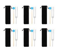 Ujjdwiurgh Lot de 6 diapasons sensoriels de qualité clinique 432 Hz