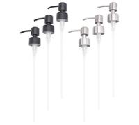 Ujjdwiurgh Lot de 6 distributeurs de savon liquide en acier inoxydable avec filetage pour buse et tube standard 28/400