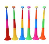 Ujjdwiurgh Lot de 6 klaxons de stade de 58,4 cm en plastique pour trompette pour événements sportifs et football (couleur aléatoire)