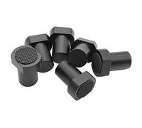 Ujjdwiurgh Lot de 6 mâchoires de serrage en alliage d'aluminium pour banc de chien - 20 mm - Noir