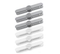 Ujjdwiurgh Lot de 6 organiseurs de cordon pour appareils de cuisine, support froid pour appareils ménagers, enrouleur de fil à coller sur le mixeur domestique