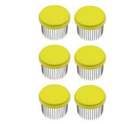 Ujjdwiurgh Lot de 6 outils d'apiculture en acier inoxydable pour cage à abeilles - Boîte d'isolation pour ruche et élevage - Kit d'outils pour apiculteurs