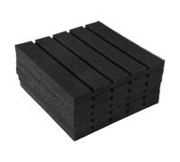 Ujjdwiurgh Lot de 6 panneaux acoustiques en mousse épaisse et légère pour studio d'enregistrement