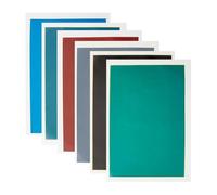 Ujjdwiurgh Lot de 6 papiers de test laser pour atténuation de la gravure, papier de mise au point, matériau de gravure au laser adapté au verre céramique