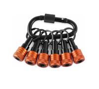 Ujjdwiurgh Lot de 6 porte-embouts à tige hexagonale de 6,35 mm, porte-embouts pour tournevis et forets