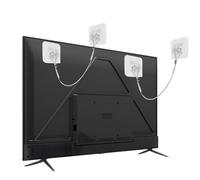 Ujjdwiurgh Lot de 6 sangles réglables pour télévision de 106,7 cm - Ancrages anti-basculement pour meubles, pas de perçage nécessaire pour la sécurité de bébé