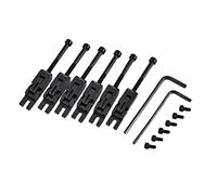 Ujjdwiurgh Lot de 6 selles à cordes verrouillées en métal pour guitare Floyd-Rose Tremolo Bridge