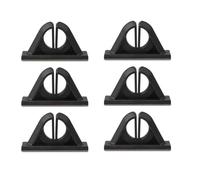 Ujjdwiurgh Lot de 6 supports de canne à pêche, montage simple pour garage et bateau de pêche, sans perçage