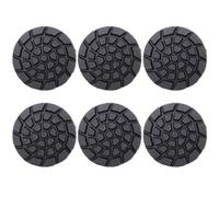 Ujjdwiurgh Lot de 6 tampons de polissage en résine pour sol Terrazzo Diamètre 10,2 cm Grain 50