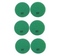 Ujjdwiurgh Lot de 6 tampons de polissage en résine pour sol Terrazzo Diamètre 10,2 cm Grain 800
