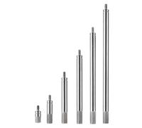 Ujjdwiurgh Lot de 6 tiges d'extension pour indicateur de cadran, filetage M2,5, tige d'extension de 10 à 100 mm, mesure pour cadran et indicateurs numériques