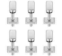 Ujjdwiurgh Lot de 6 vis pour aileron de planche de surf, sans outil, en acier inoxydable, pour SUP, surf, longboard, paddleboard