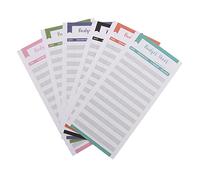 Ujjdwiurgh Lot de 60 feuilles de suivi des dépenses pour budget personnel
