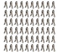 Ujjdwiurgh Lot de 60 pinces de jardin en acier inoxydable pour filets, cerceaux de jardin ou serres