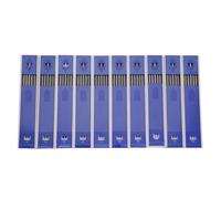 Ujjdwiurgh Lot de 60 recharges solides de 2,8 mm pour crayon de charpentier pour le travail du bois pour écrire, dessiner, dessiner (noir)