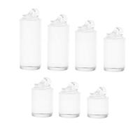 Ujjdwiurgh Lot de 7 présentoirs ronds de différentes hauteurs pour bagues de doigt - Accessoires de photographie - Facile à installer et à utiliser