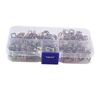 Ujjdwiurgh Lot de 75 anneaux de serrage M6M7M8M9M10 pour tuyaux, pièces de rechange, accessoires