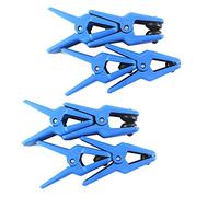 Ujjdwiurgh Lot de 8 bouchons de frein en acier bleu pour voiture - Rails/lignes de frein en acier - et lignes de climatisation