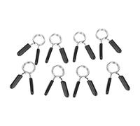 Ujjdwiurgh Lot de 8 colliers de serrage à ressort pour haltères - Pour barre de poids, gym, fitness, entraînement, haltérophilie