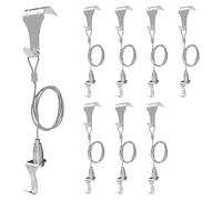 Ujjdwiurgh Lot de 8 crochets de suspension pour cimaises