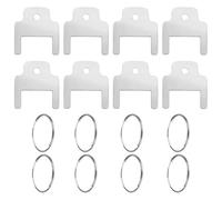 Ujjdwiurgh Lot de 8 distributeurs de serviettes en papier 770301 avec 8 porte-clés