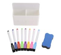 Ujjdwiurgh Lot de 8 marqueurs magnétiques effaçables à sec pour tableau blanc